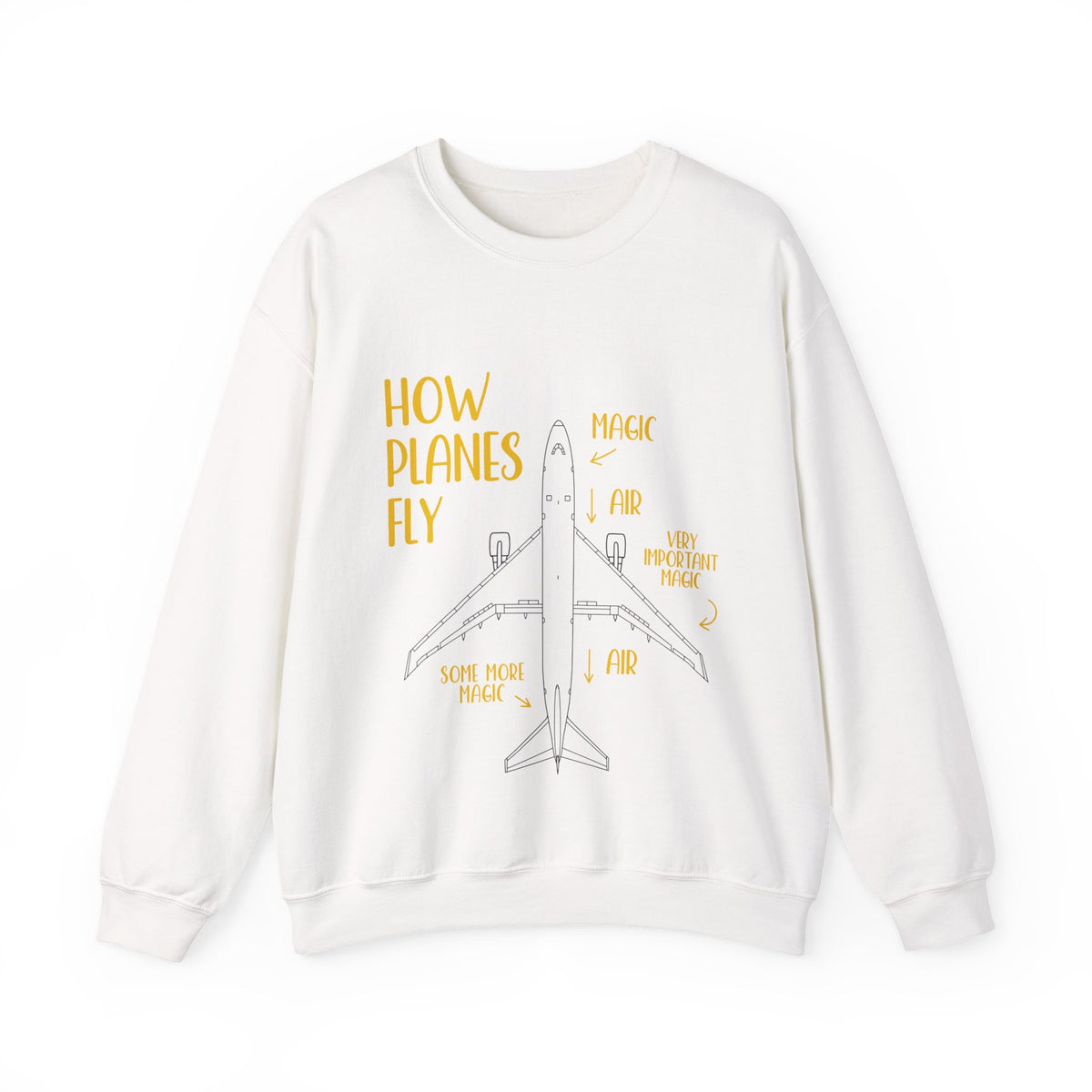 How Planes Fly?  -  Crewneck Sweatshirt
