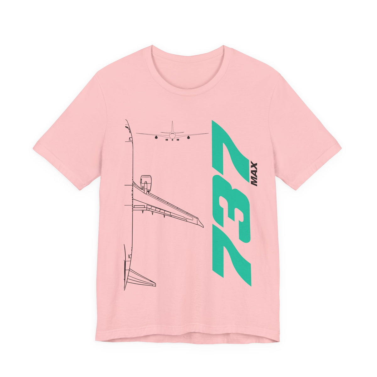 Boeing 737 Max  Unisex Jersey Tee - Perfect for Aviation Enthusiasts