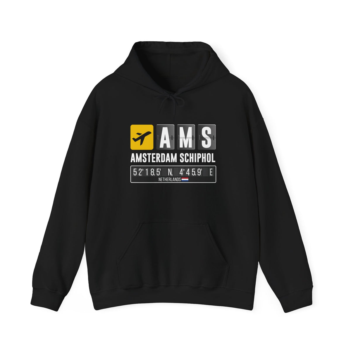 AMS Amsterdam Airport Schiphol  - Pullover Hoodie