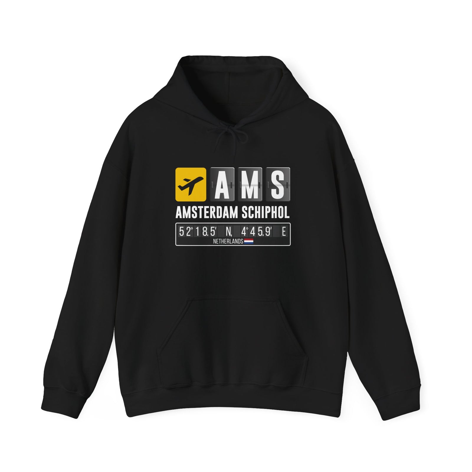 AMS Amsterdam Airport Schiphol  - Pullover Hoodie
