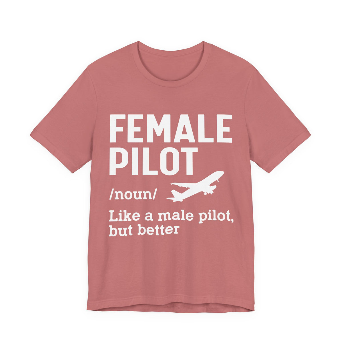 Female Pilot - Unisex Jersey Tee