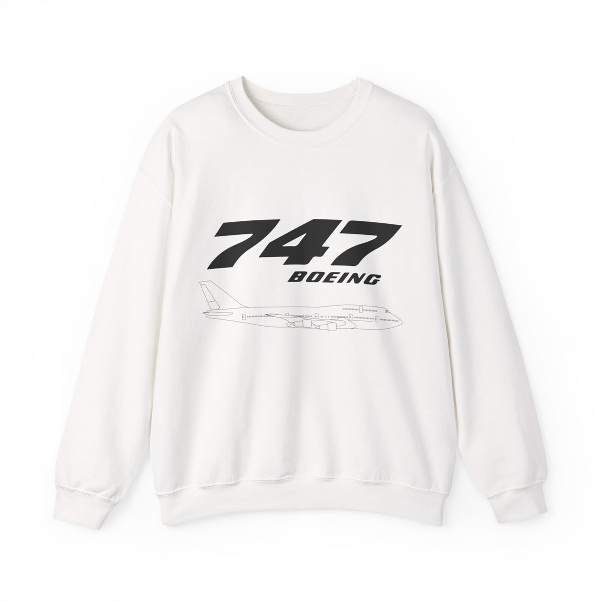 747 Crewneck Sweatshirt - Travel Inspiring Cozy Apparel