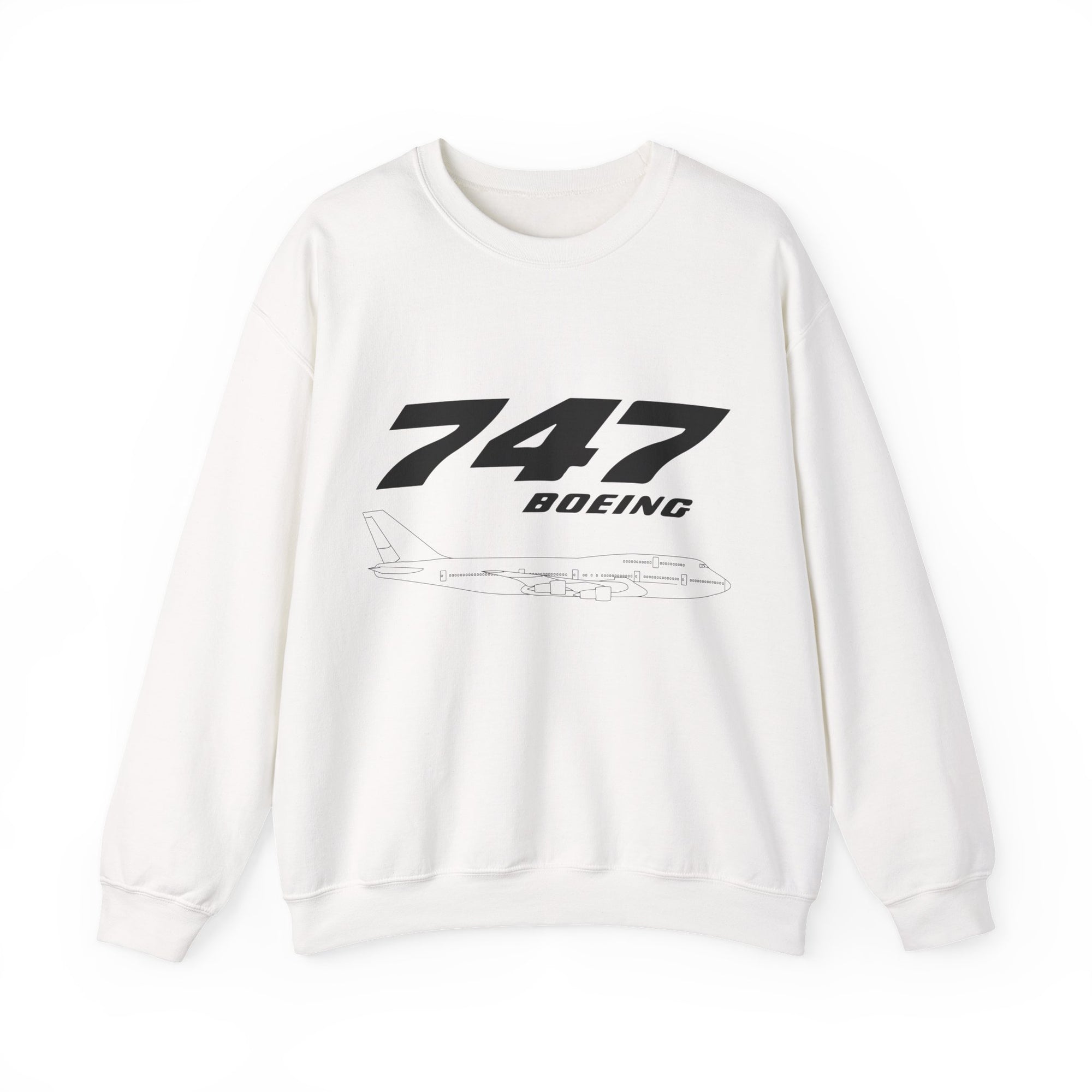 747 Crewneck Sweatshirt - Travel Inspiring Cozy Apparel