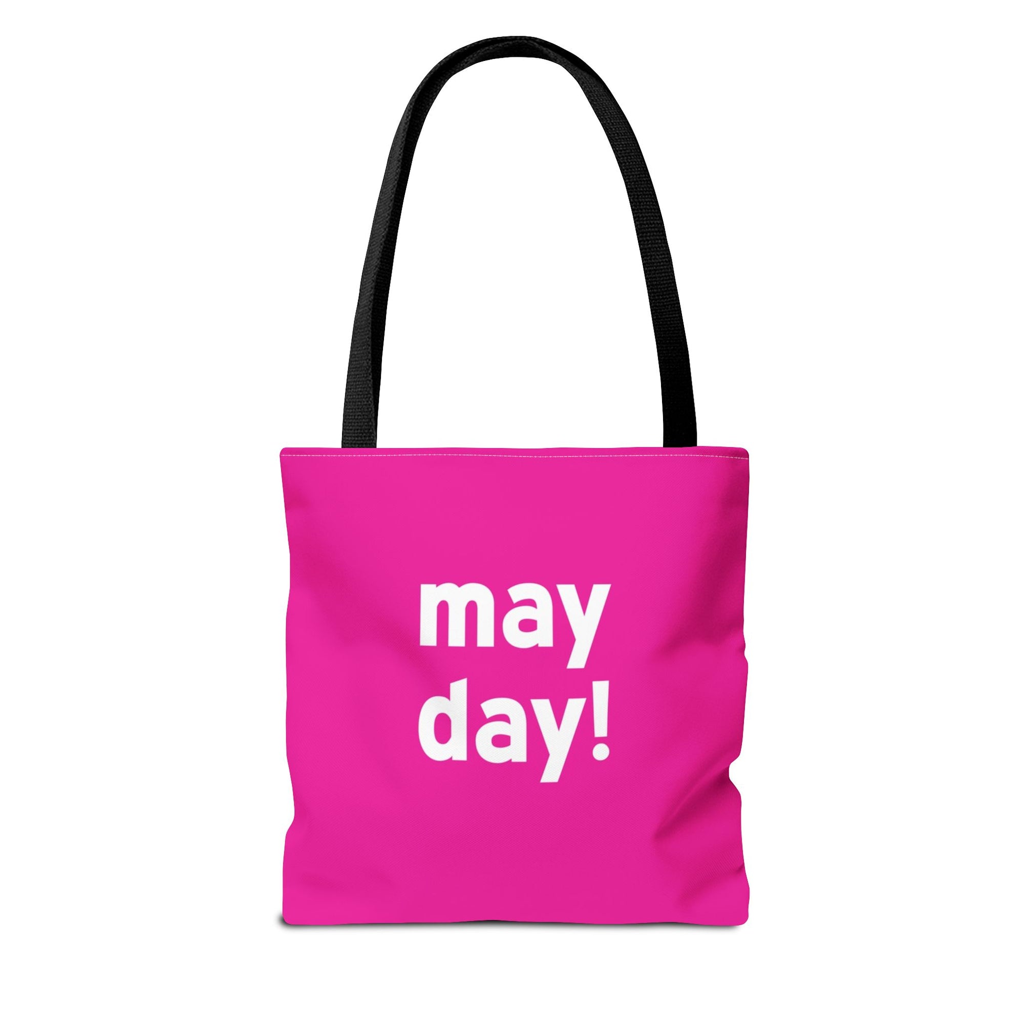 May Day! Tote Bag — Printed Green Travel Tote