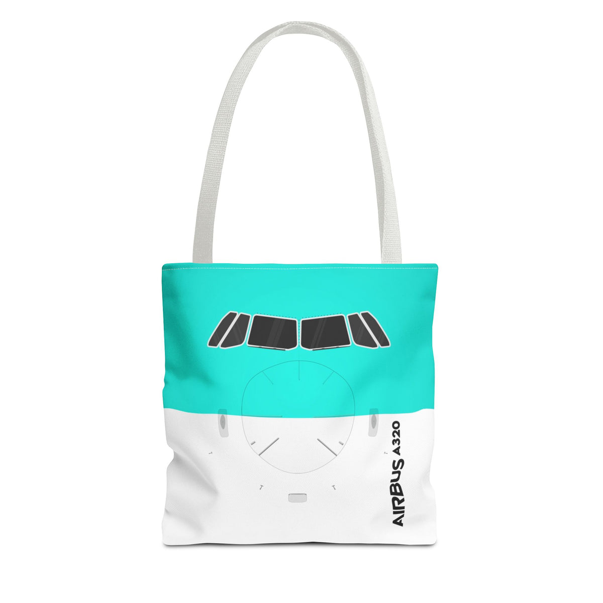 A320 Tote Bag — Printed Green Travel Tote