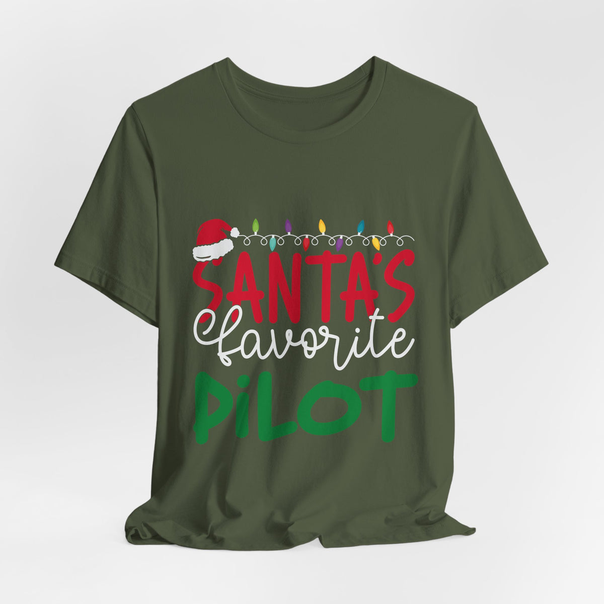 Santa’s favourite pilot Unisex Jersey Tee - Perfect for Aviation Enthusiasts