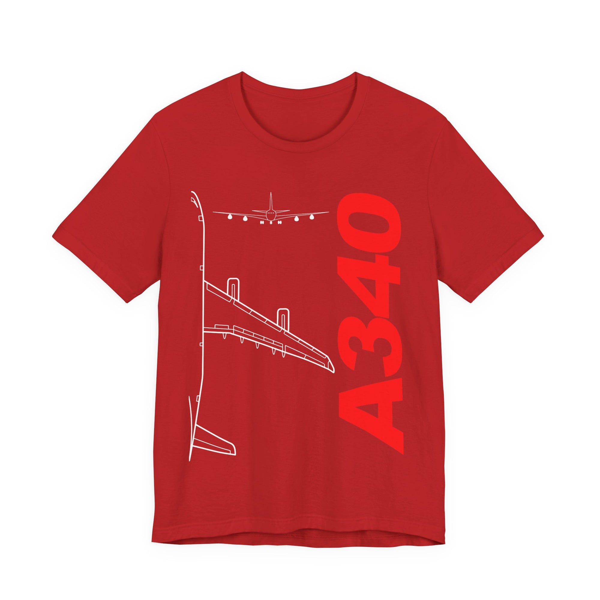 Airbus A340 Unisex Jersey Tee - Perfect for Aviation Enthusiasts