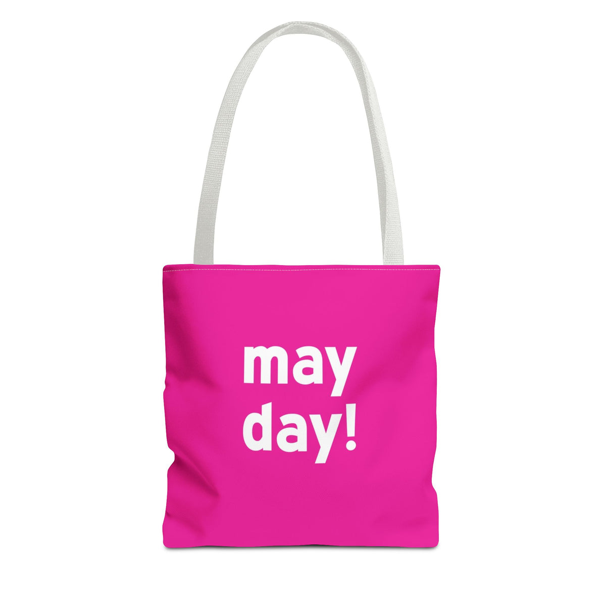 May Day! Tote Bag — Printed Green Travel Tote