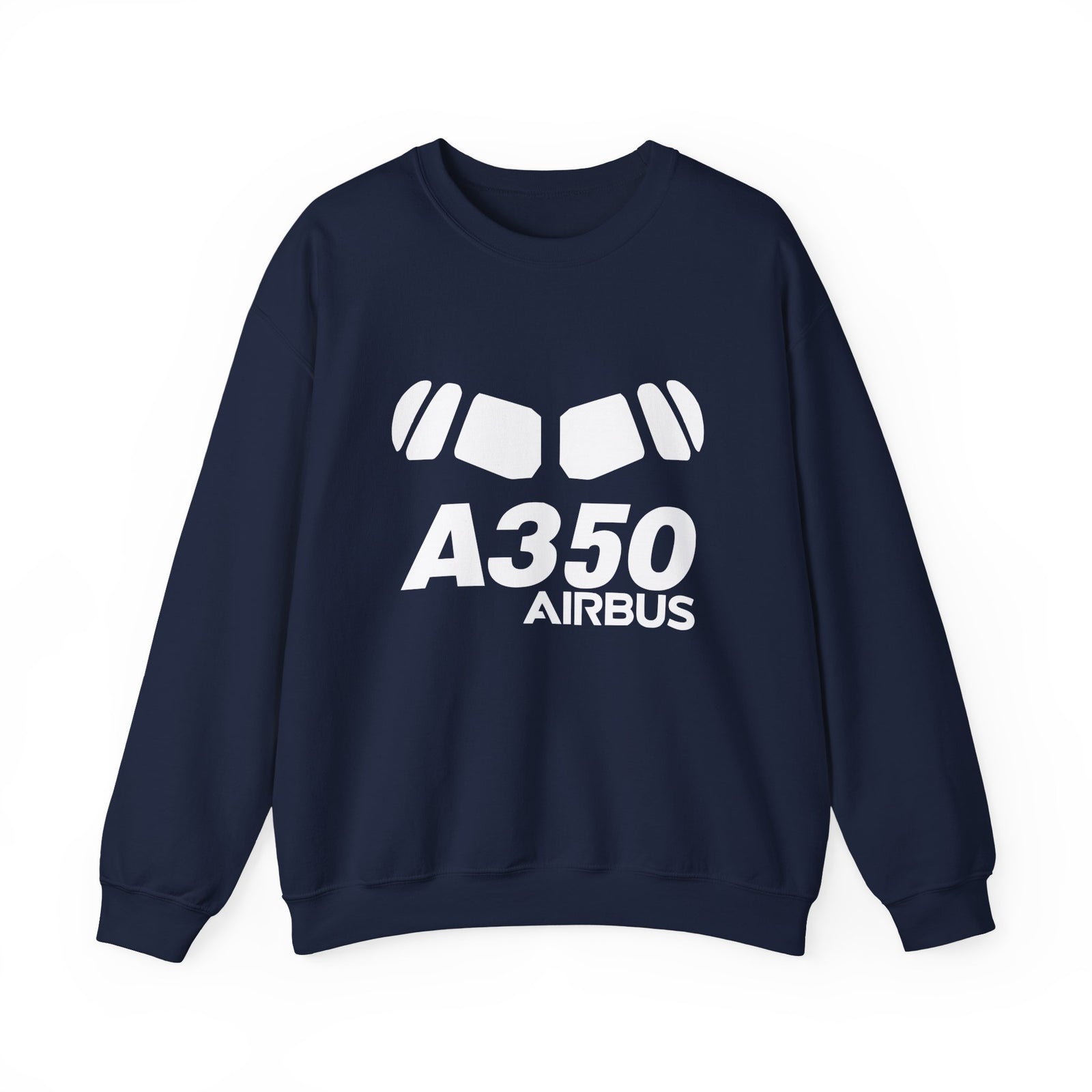 Airbus A350 Windshield Crewneck Sweatshirt - Travel Inspiring Cozy Apparel