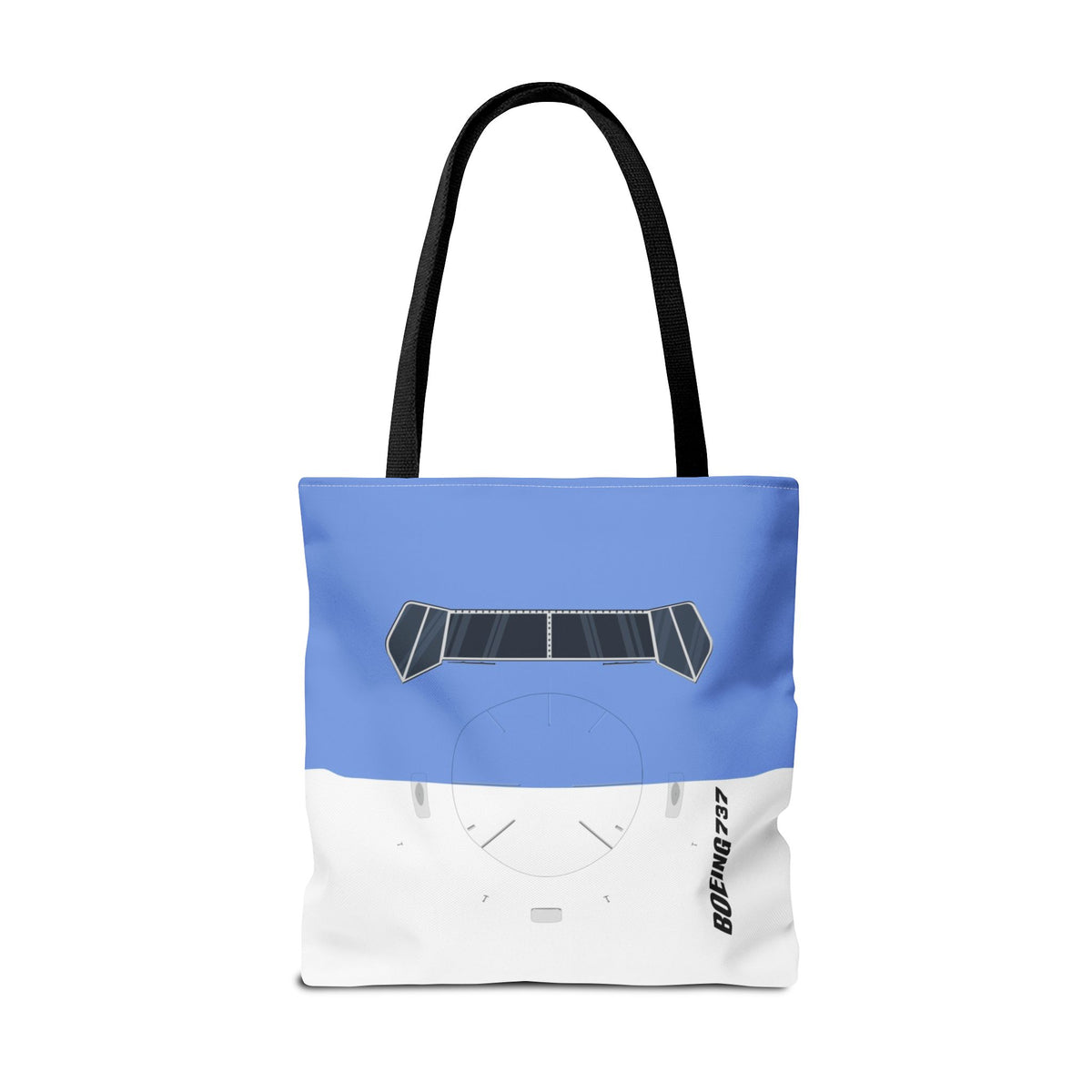 737 Tote Bag — Printed Green Travel Tote