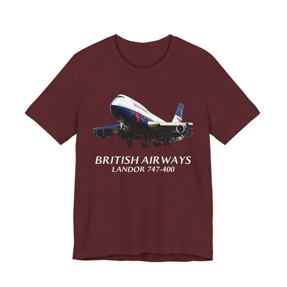 British Airways Landor 747-400   - Unisex Jersey Tee