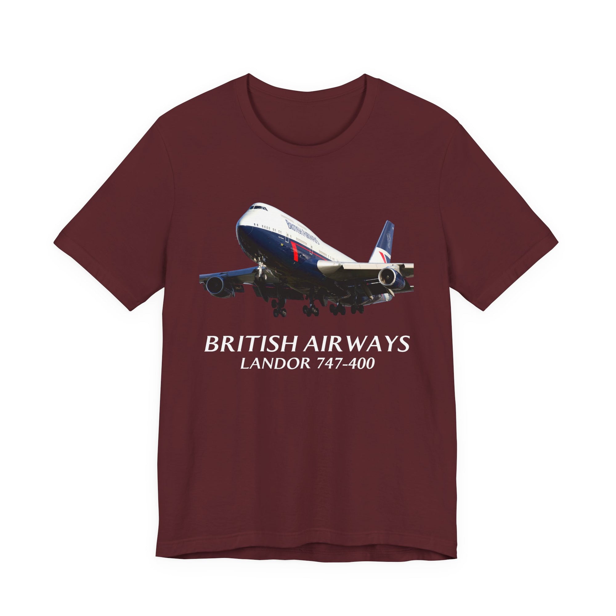 British Airways Landor 747-400   - Unisex Jersey Tee
