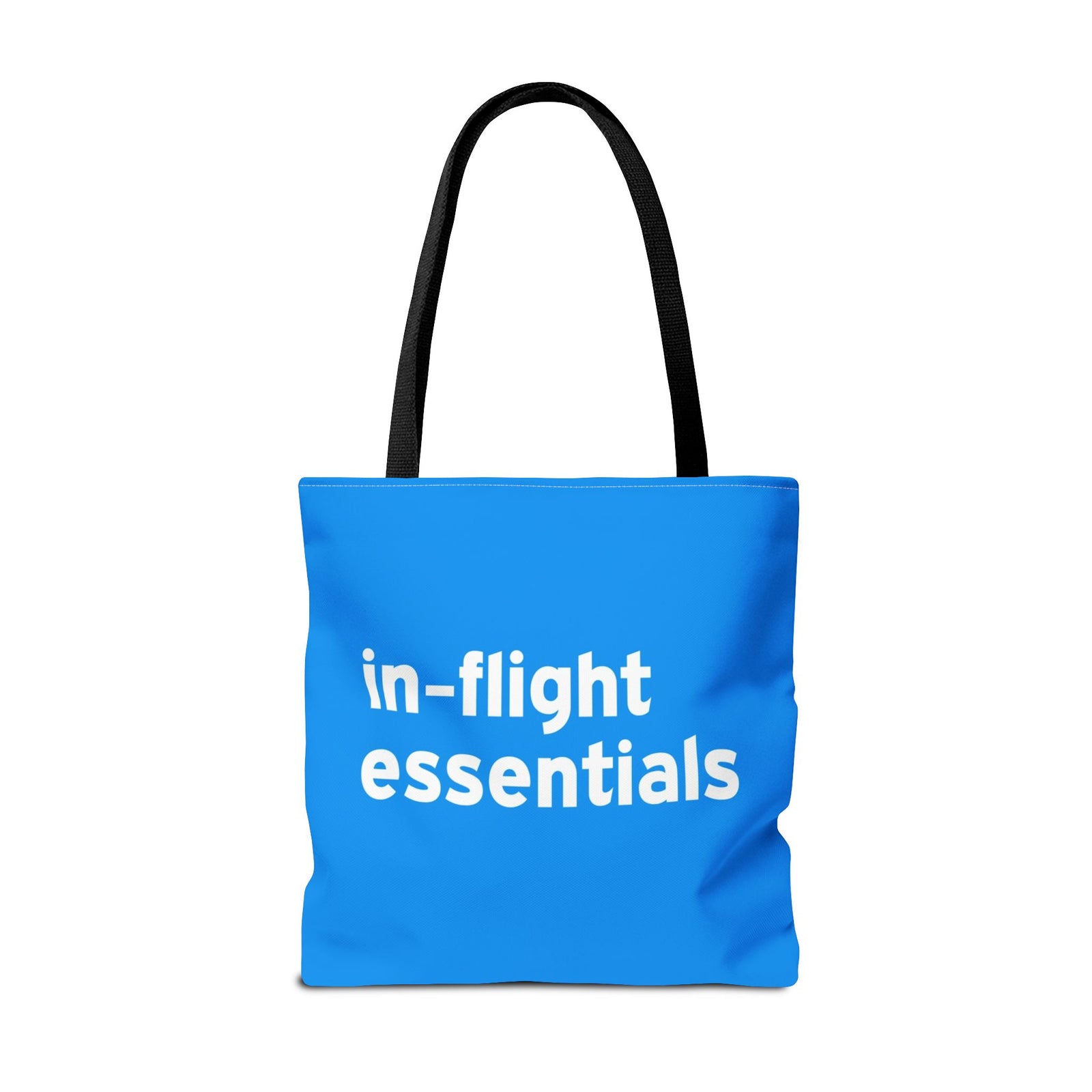 In Flight Essentials Tote Bag — Printed Green Travel Tote