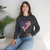 Patriotic Airplanes Heart USA Flag -  Crewneck Sweatshirt