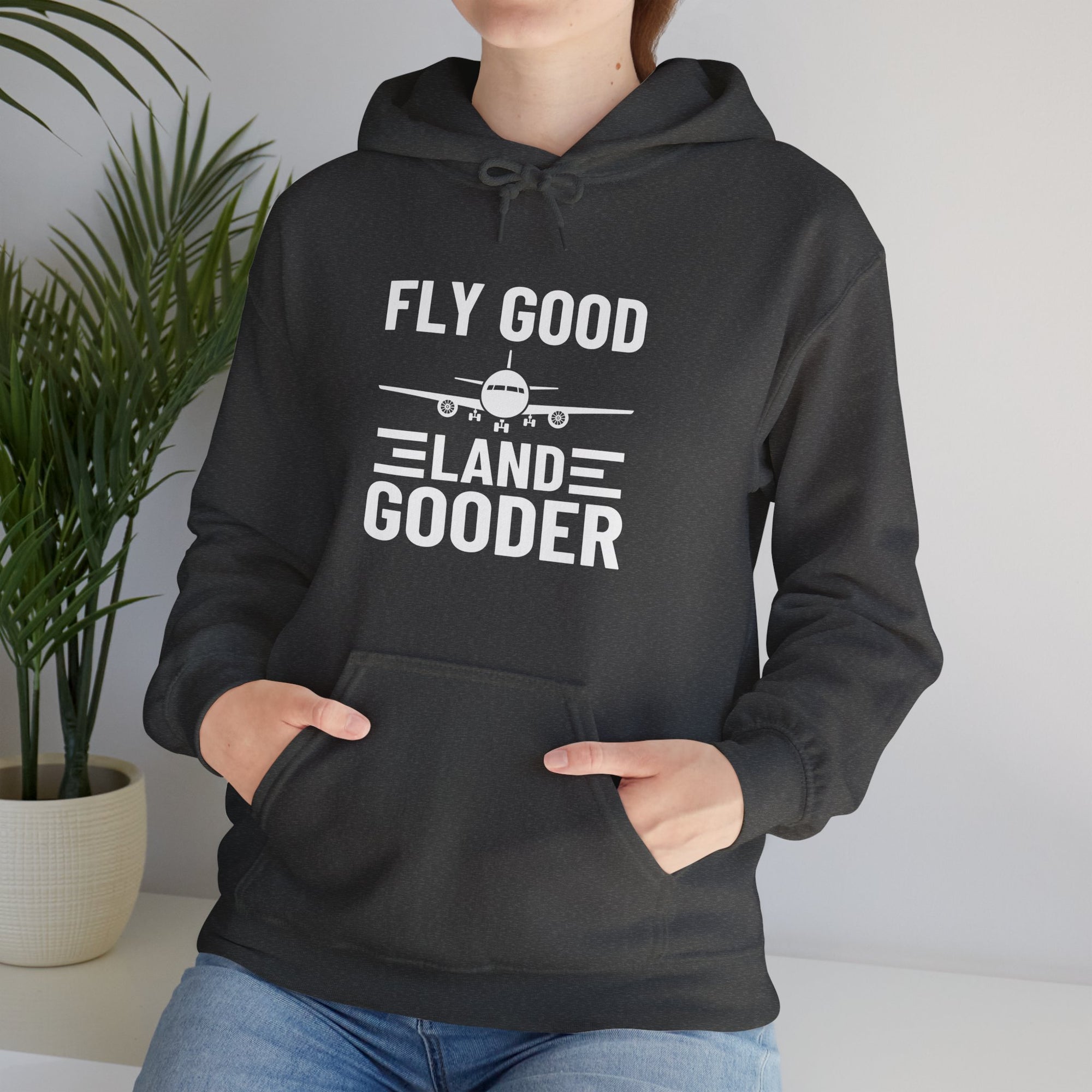 Fly Good Land Gooder  - Pullover Hoodie