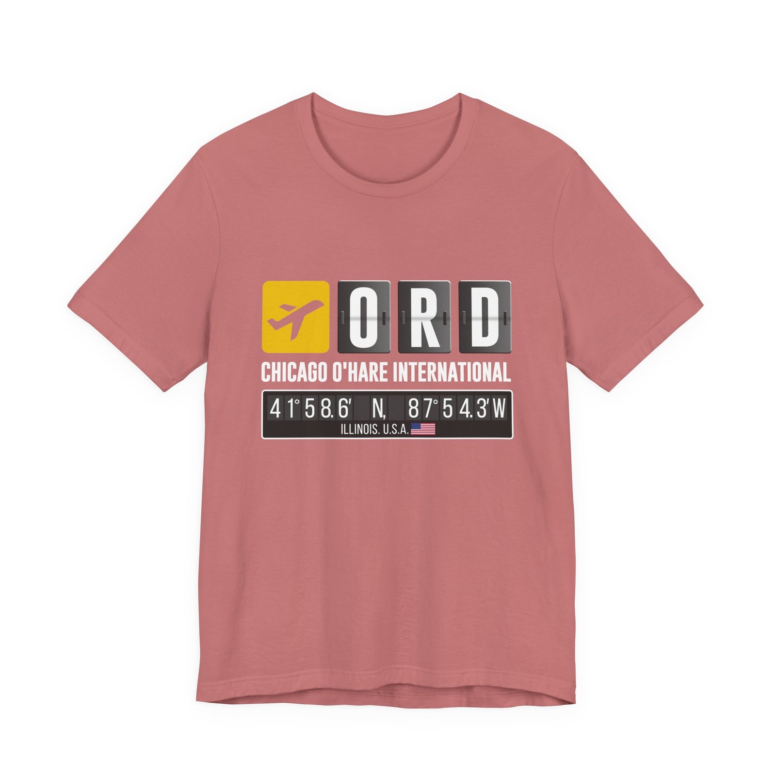 ORD Chicago O'Hare International Airport - Unisex Jersey Tee