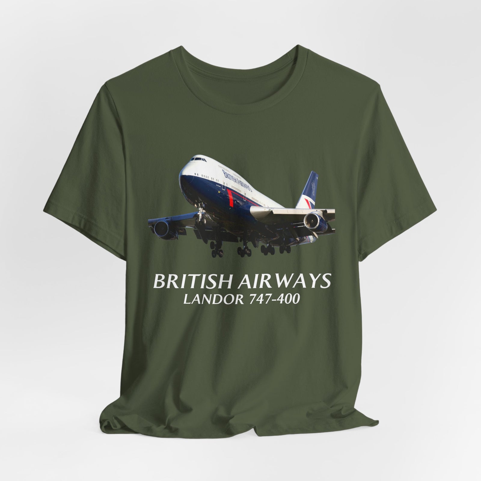 British Airways Landor 747-400   - Unisex Jersey Tee