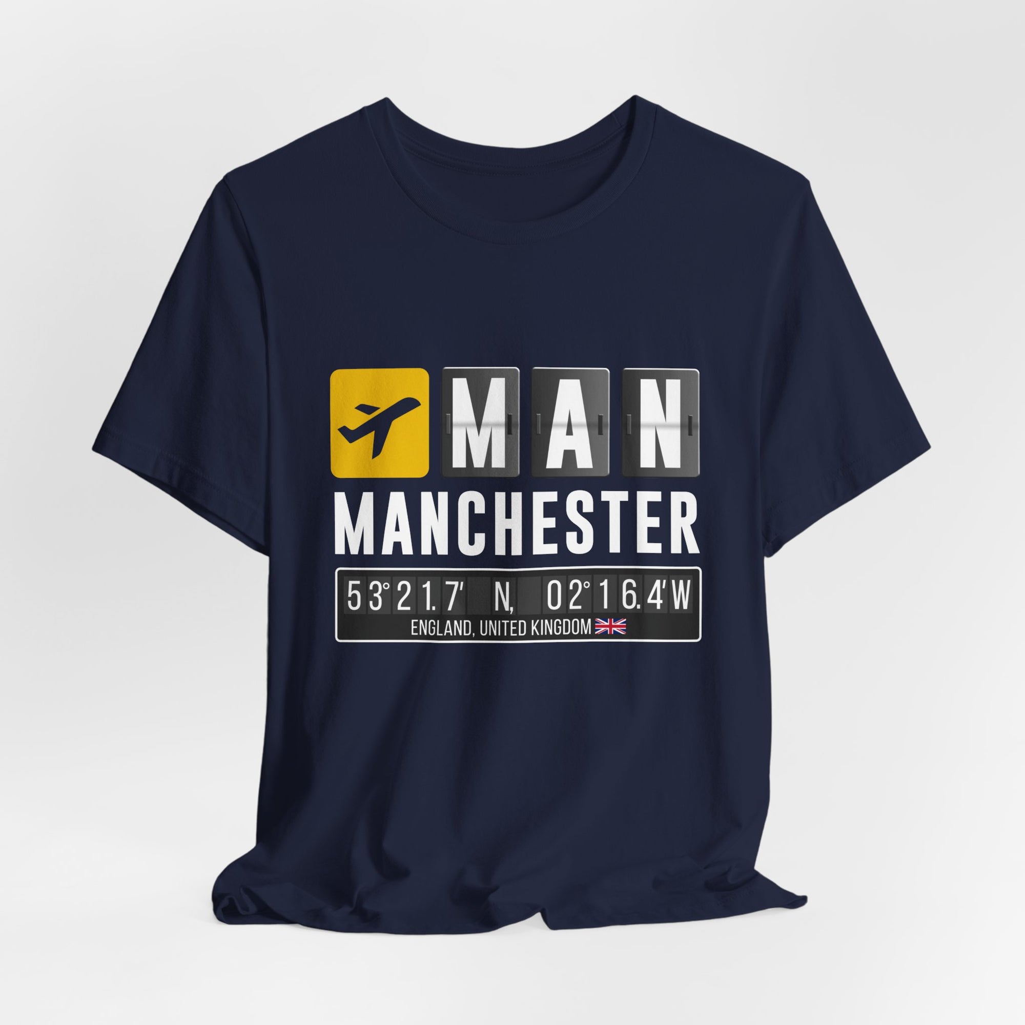 MAN Manchester Airport UK  - Unisex Jersey Tee
