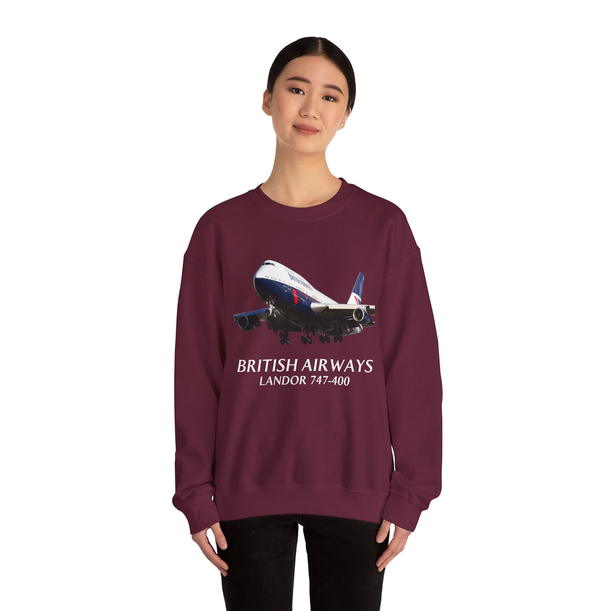 British Airways Landor 747-400  -  Crewneck Sweatshirt