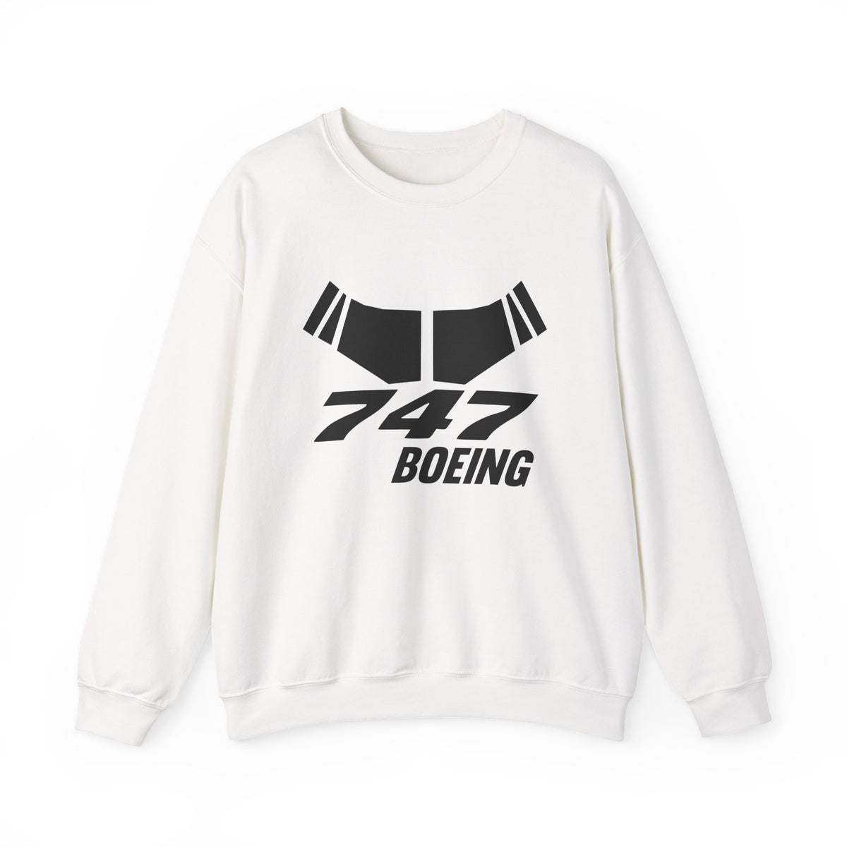 Boeing 747 Windshield Crewneck Sweatshirt - Travel Inspiring Cozy Apparel