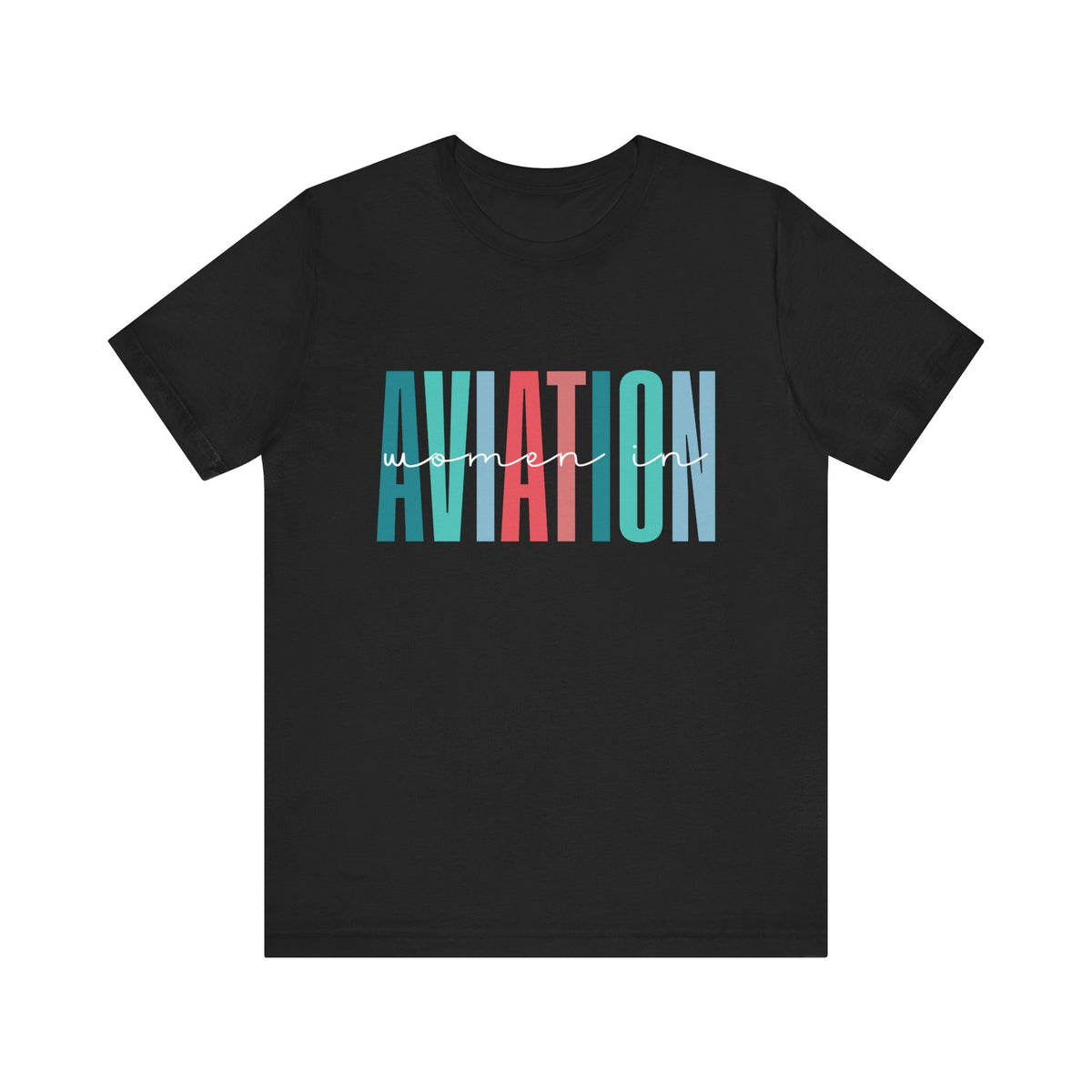 Woman In Aviation  Unisex Jersey Tee - Perfect for Aviation Enthusiasts