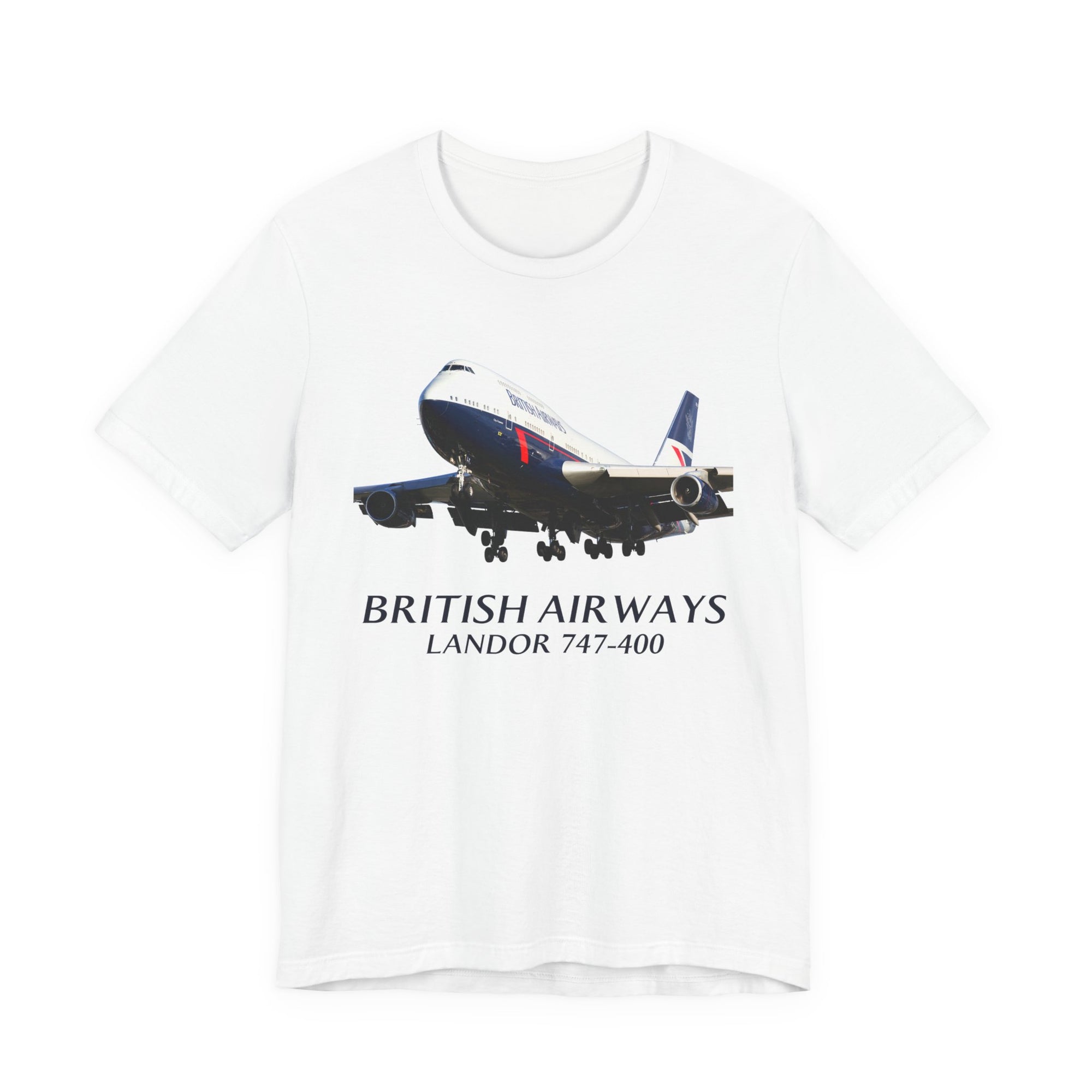 British Airways Landor 747-400   - Unisex Jersey Tee