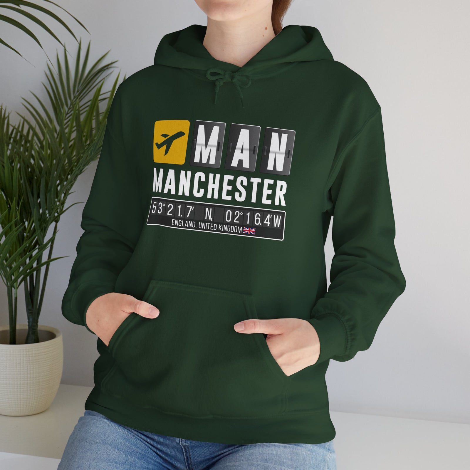 MAN Manchester Airport UK  - Pullover Hoodie