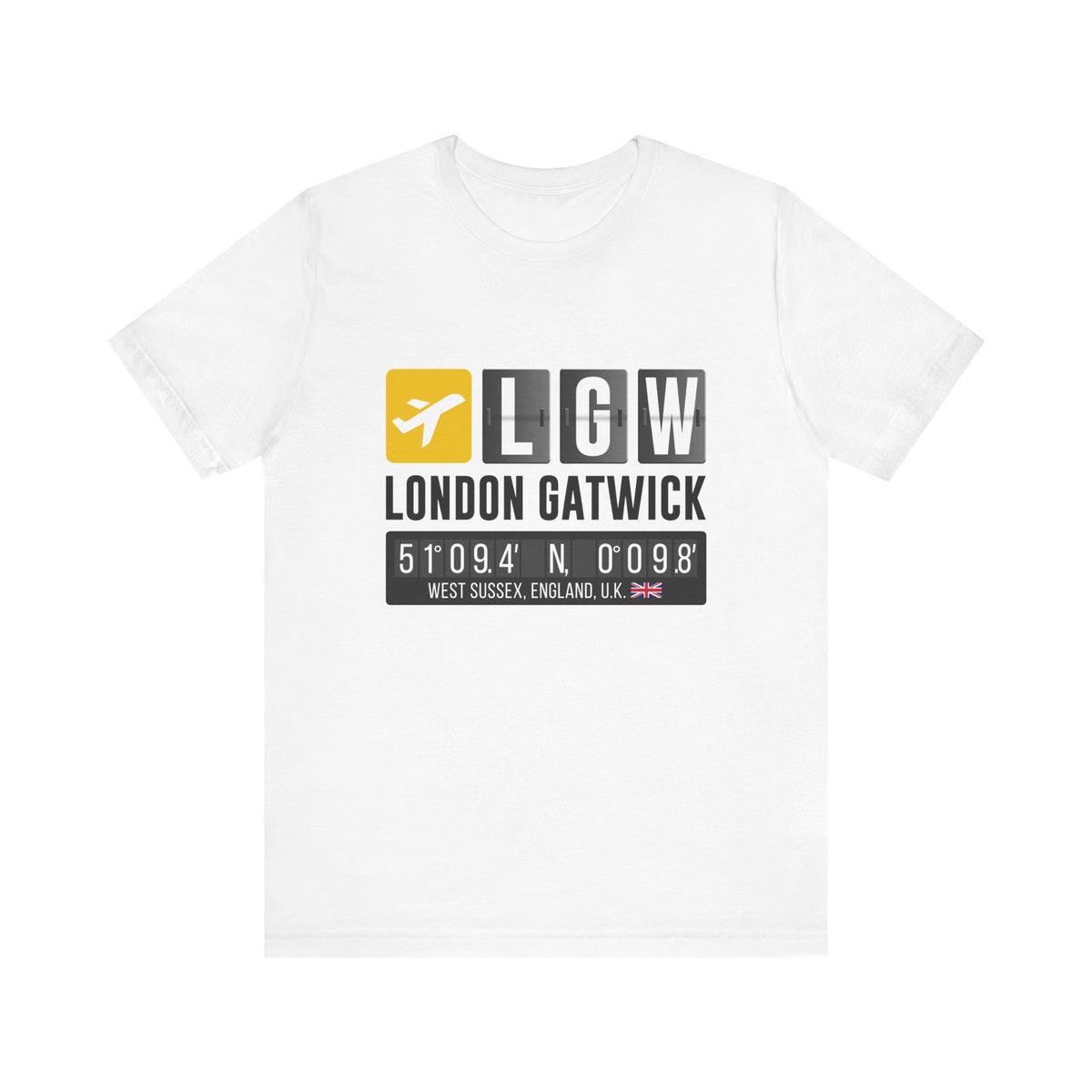 LGW London Gatwick - Unisex Jersey Tee