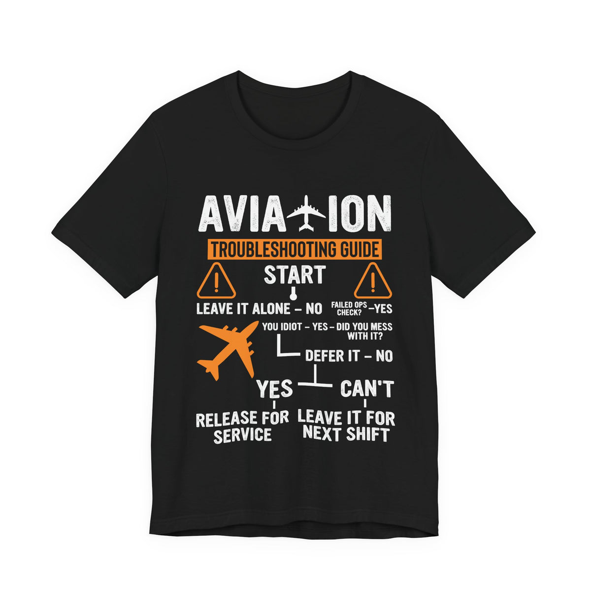 Aviation Troubleshooting Guide - Unisex Jersey Tee