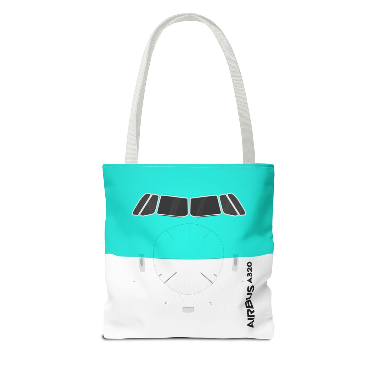 A320 Tote Bag — Printed Green Travel Tote