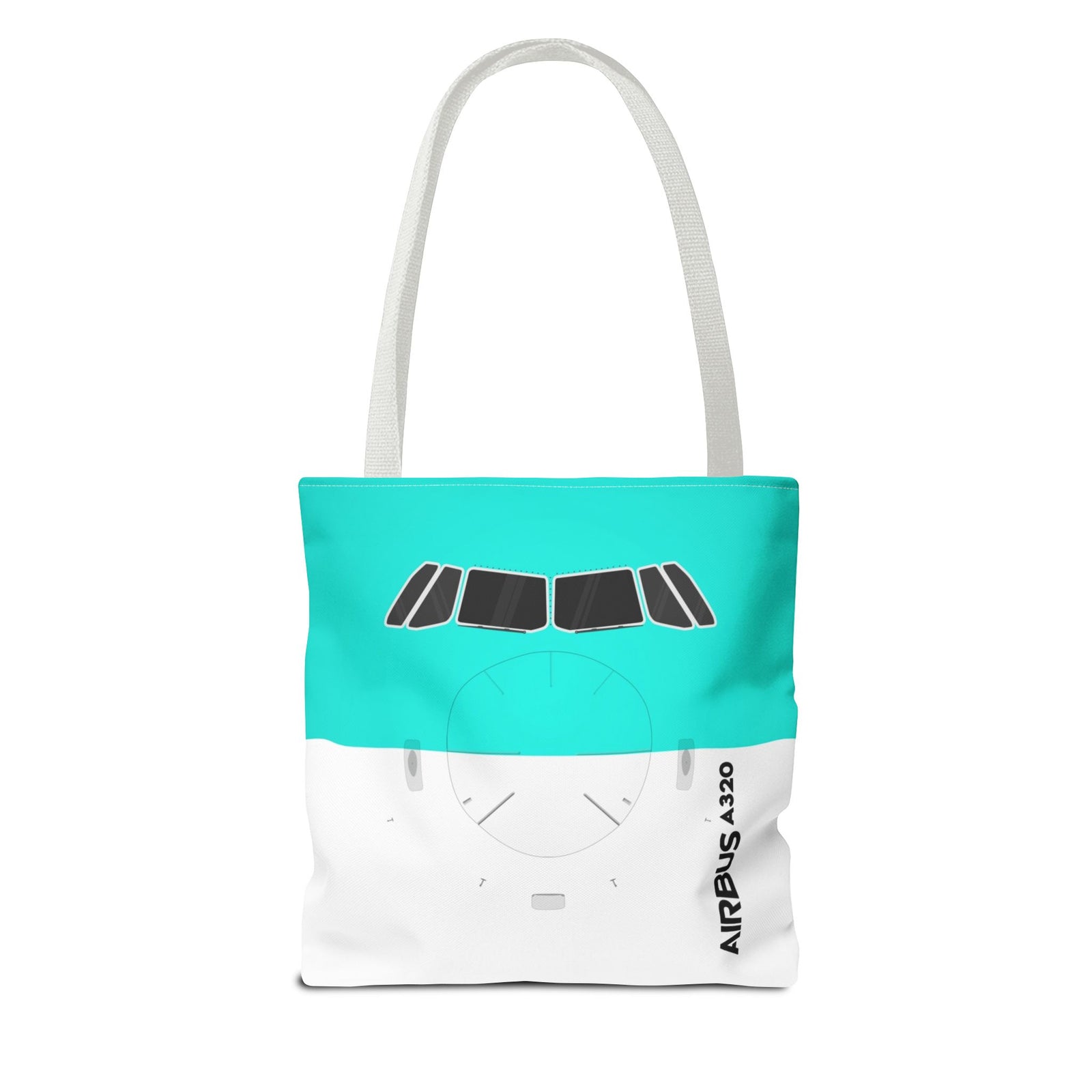 A320 Tote Bag — Printed Green Travel Tote