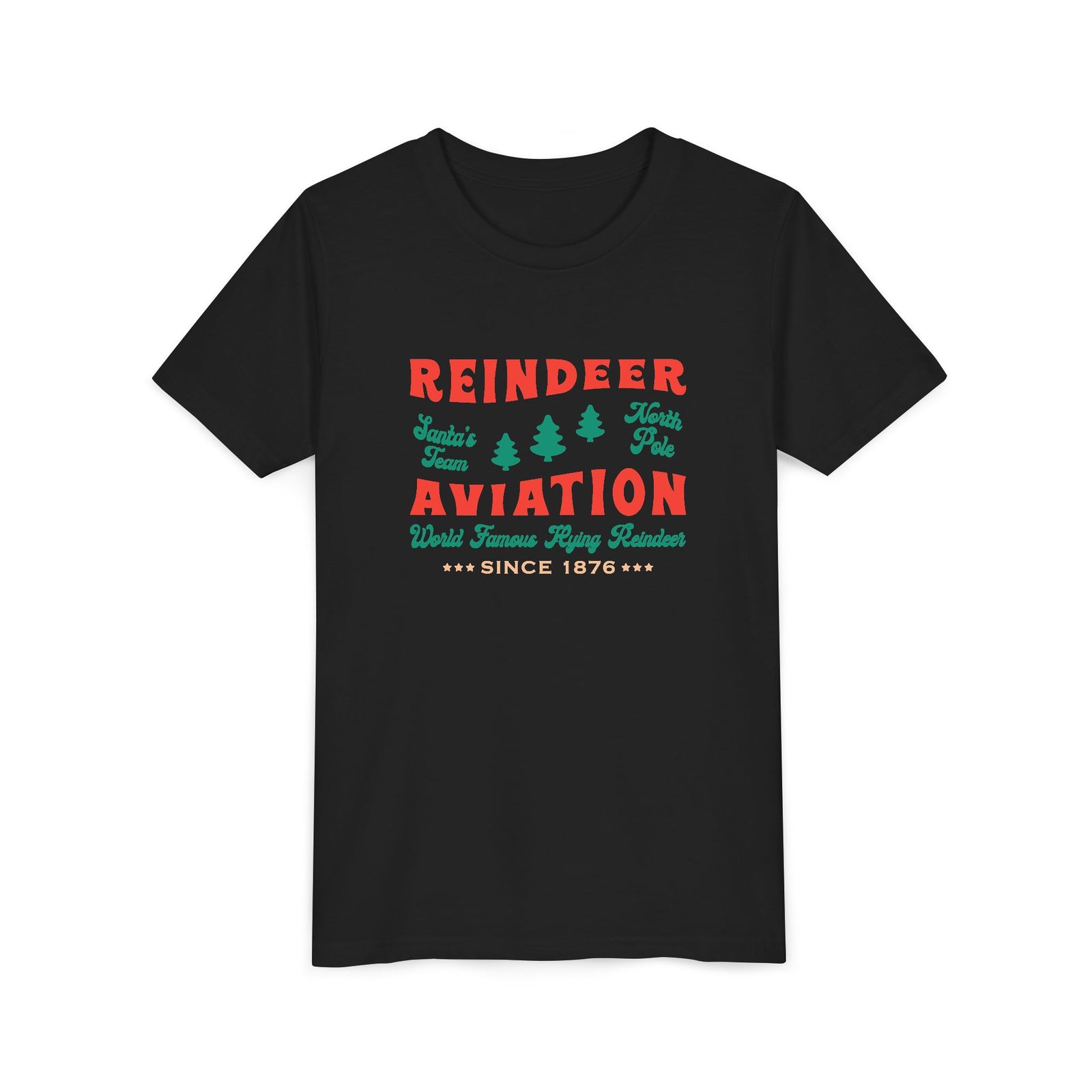 Reindeer Aviation    - Unisex Youth Short Sleeve Tee