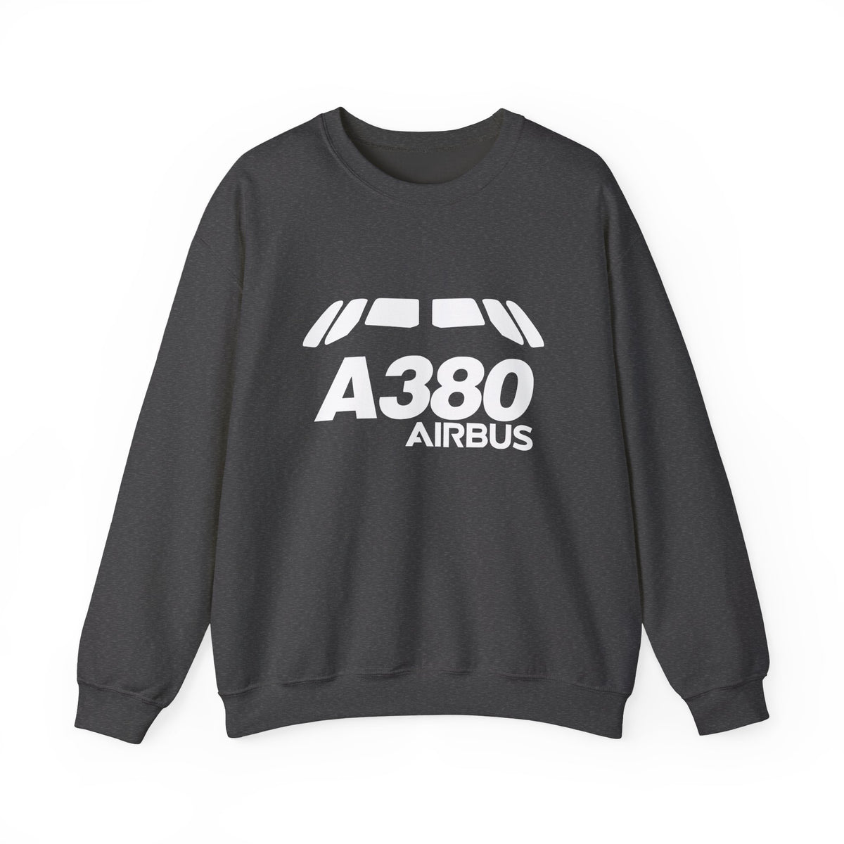 Airbus A380 Windshield Crewneck Sweatshirt - Travel Inspiring Cozy Apparel