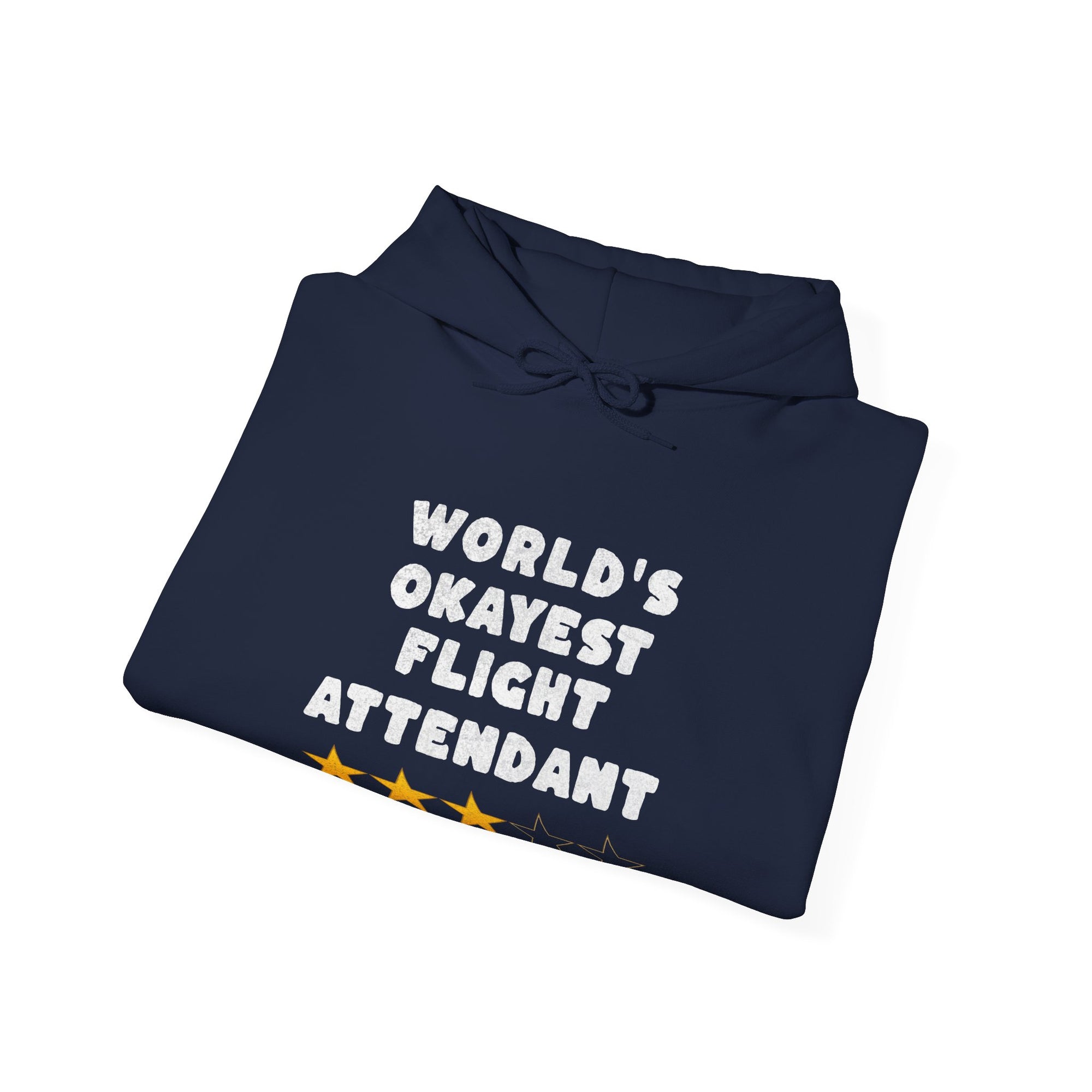 Worlds Okayest Flight Attendant  - Pullover Hoodie