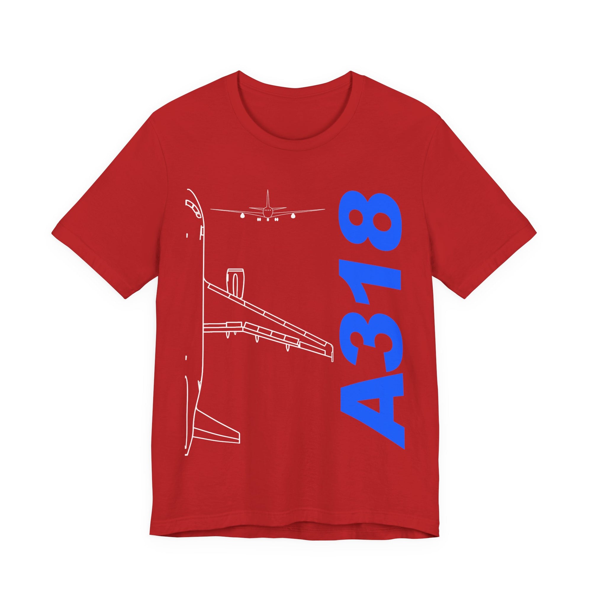 Airbus A318 Unisex Jersey Tee - Perfect for Aviation Enthusiasts