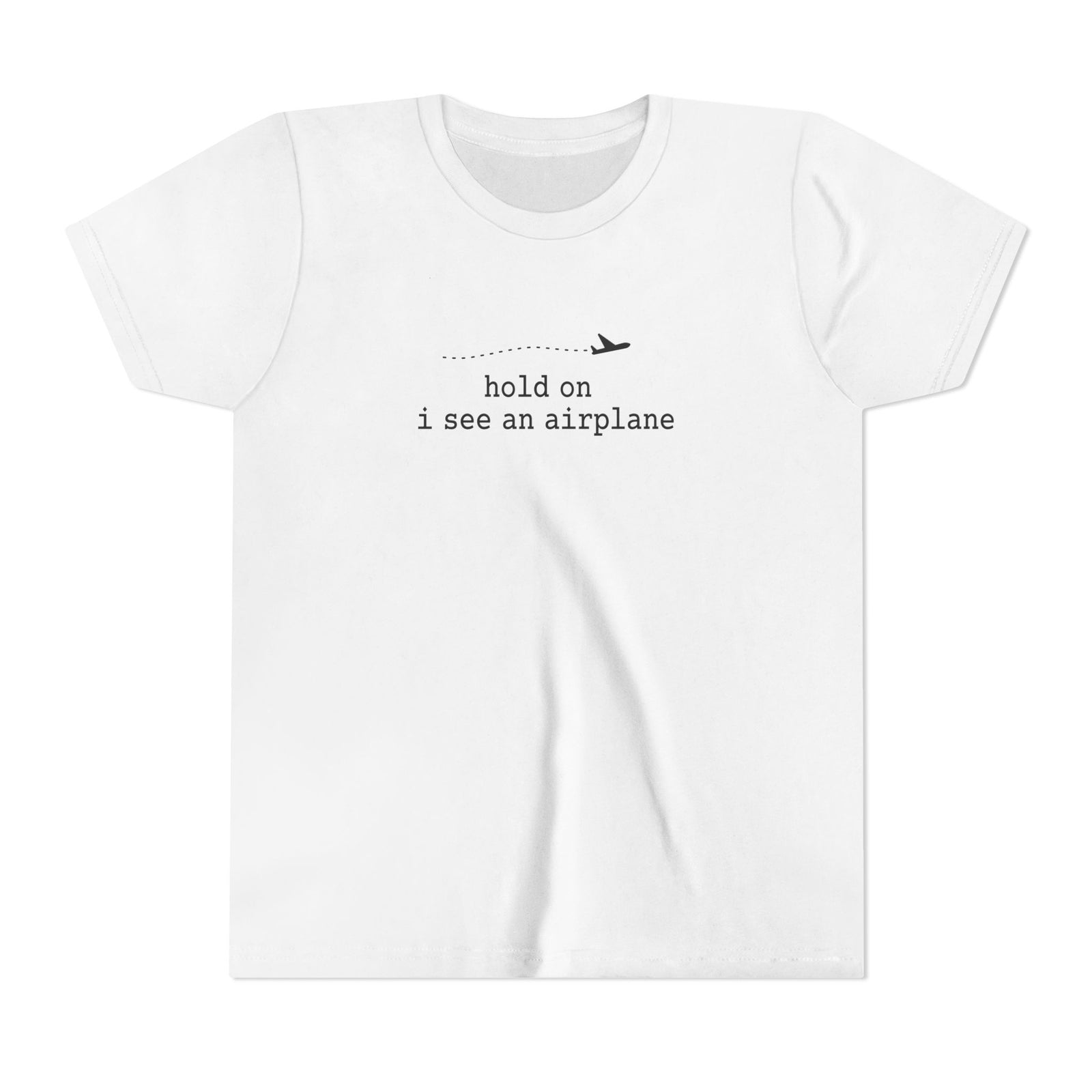 I See An Airplane  - Unisex Youth Short Sleeve Tee