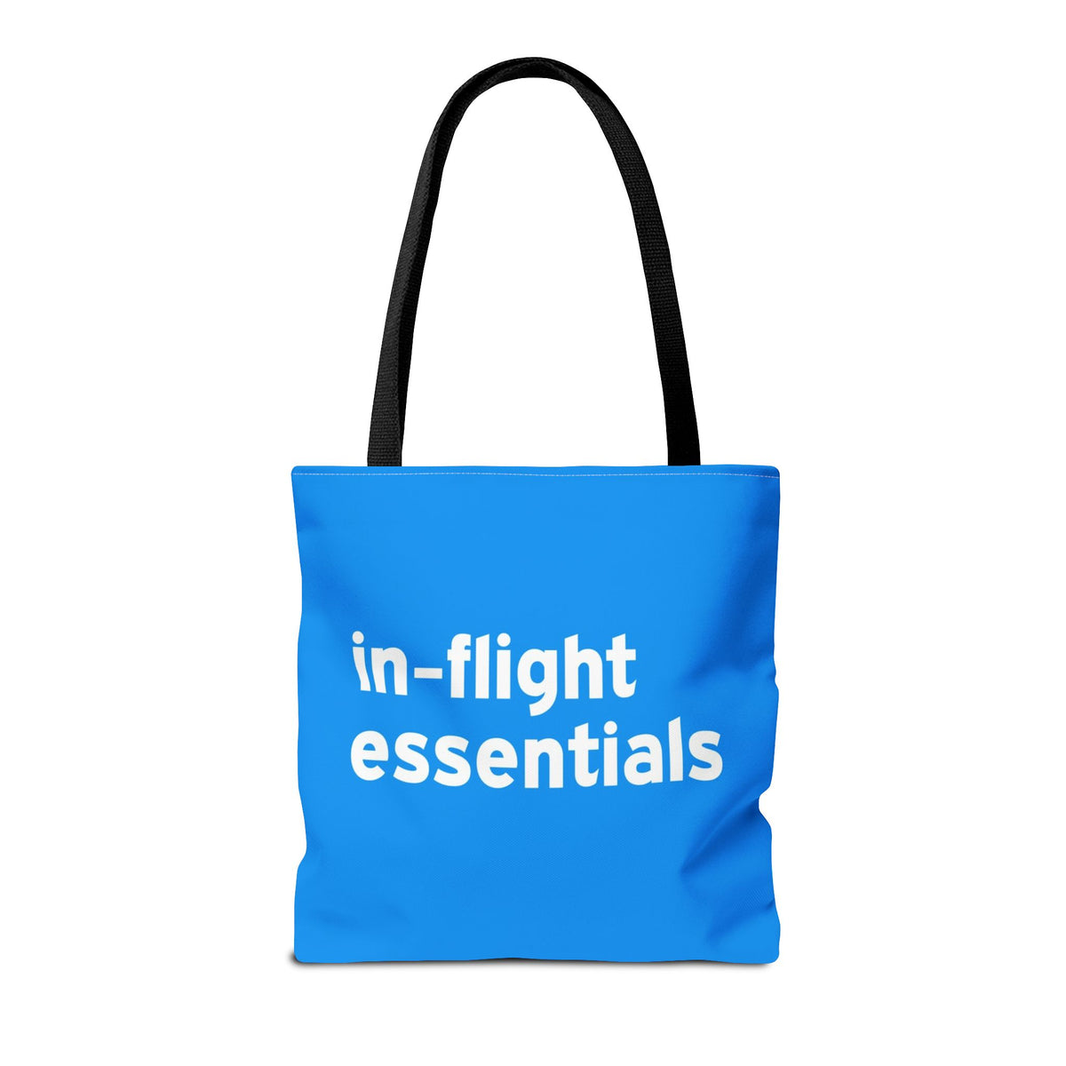 In Flight Essentials Tote Bag — Printed Green Travel Tote