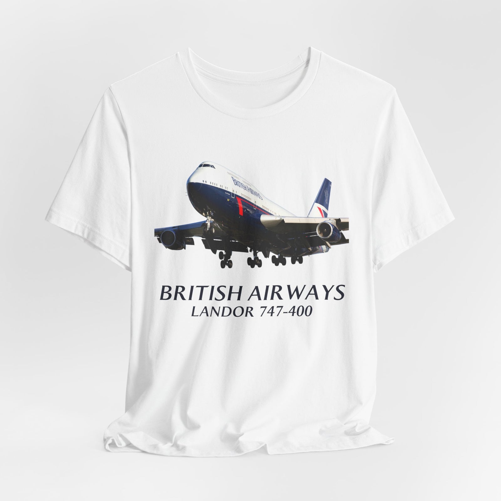 British Airways Landor 747-400   - Unisex Jersey Tee