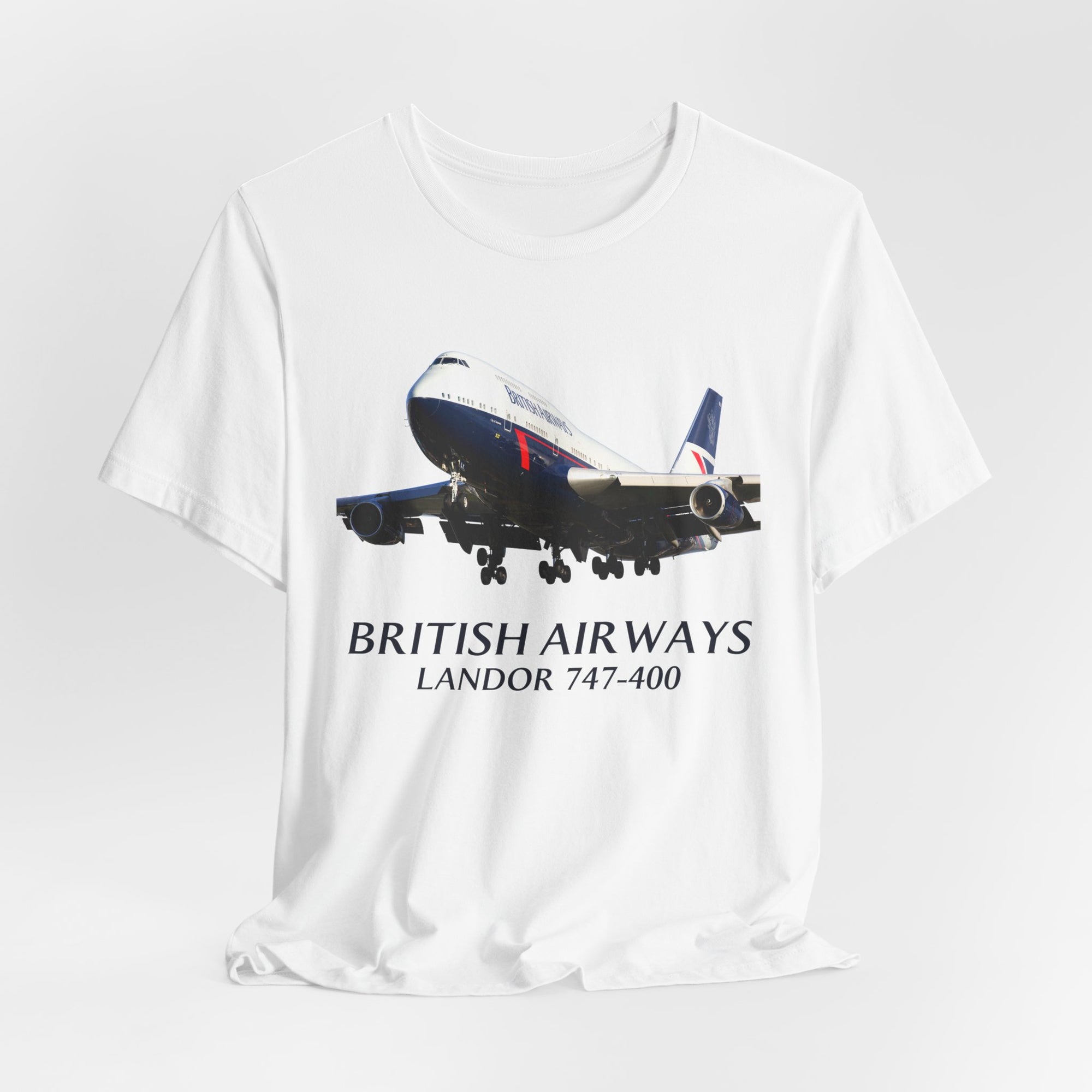 British Airways Landor 747-400   - Unisex Jersey Tee