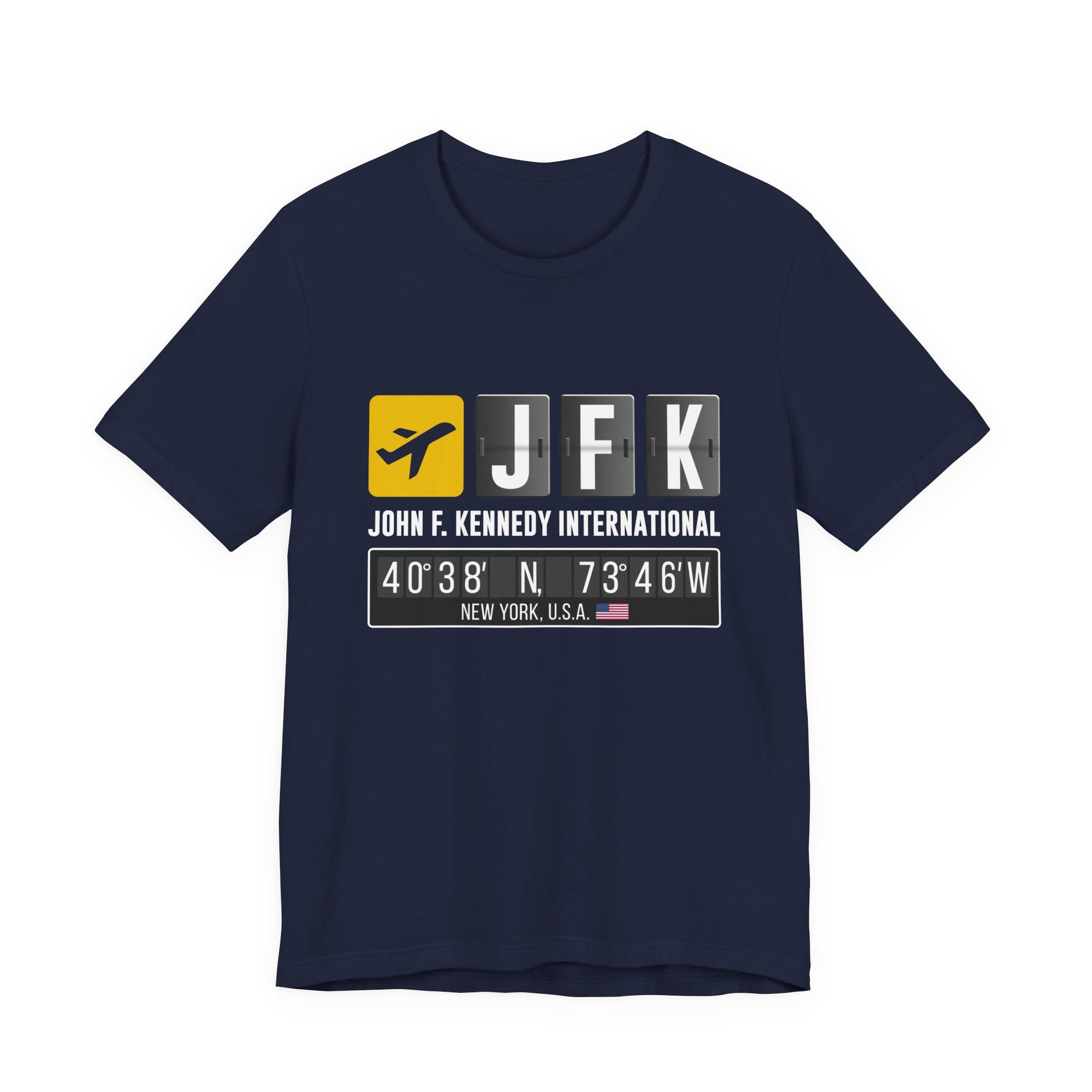 JFK John F. Kennedy International Airport - Unisex Jersey Tee