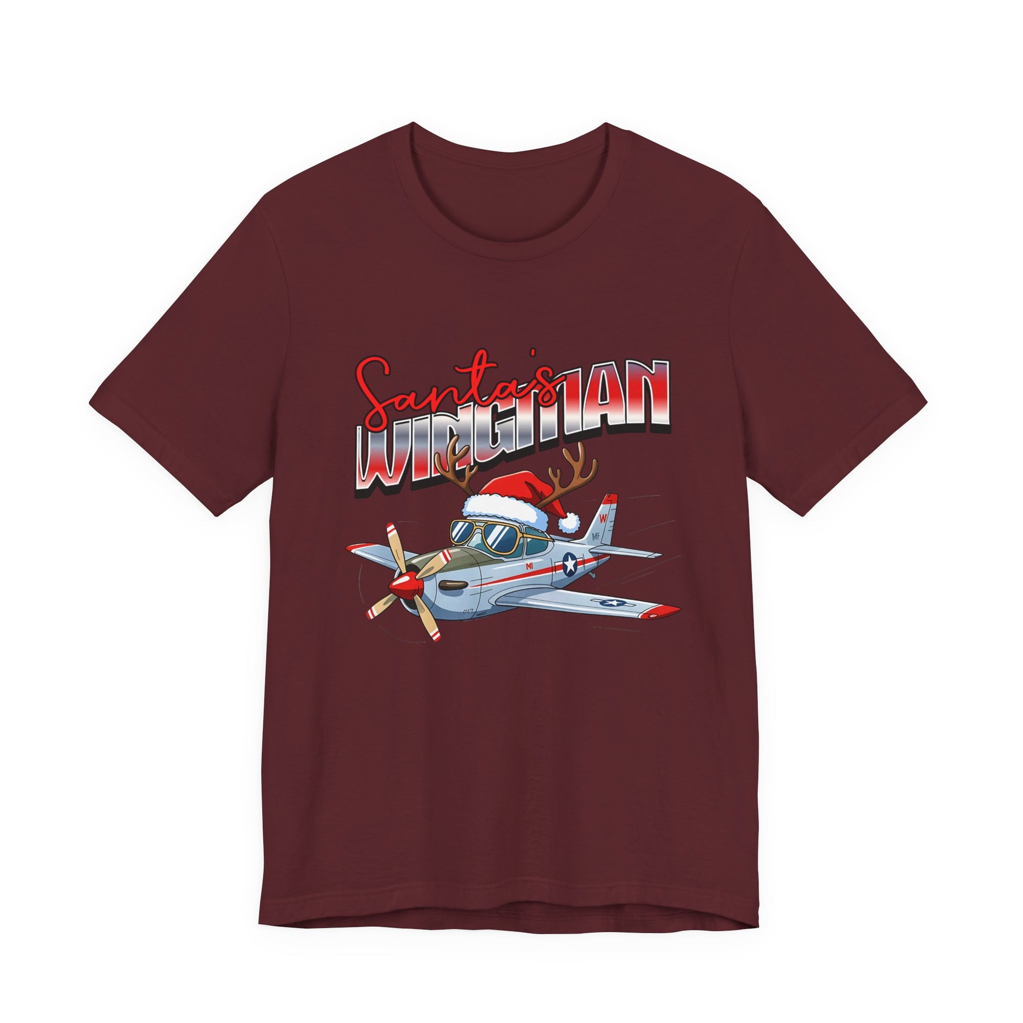 Santa’s wingman Unisex Jersey Tee - Perfect for Aviation Enthusiasts