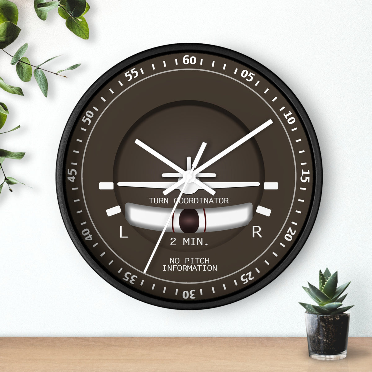 Turn Coordinator - Wall Clock