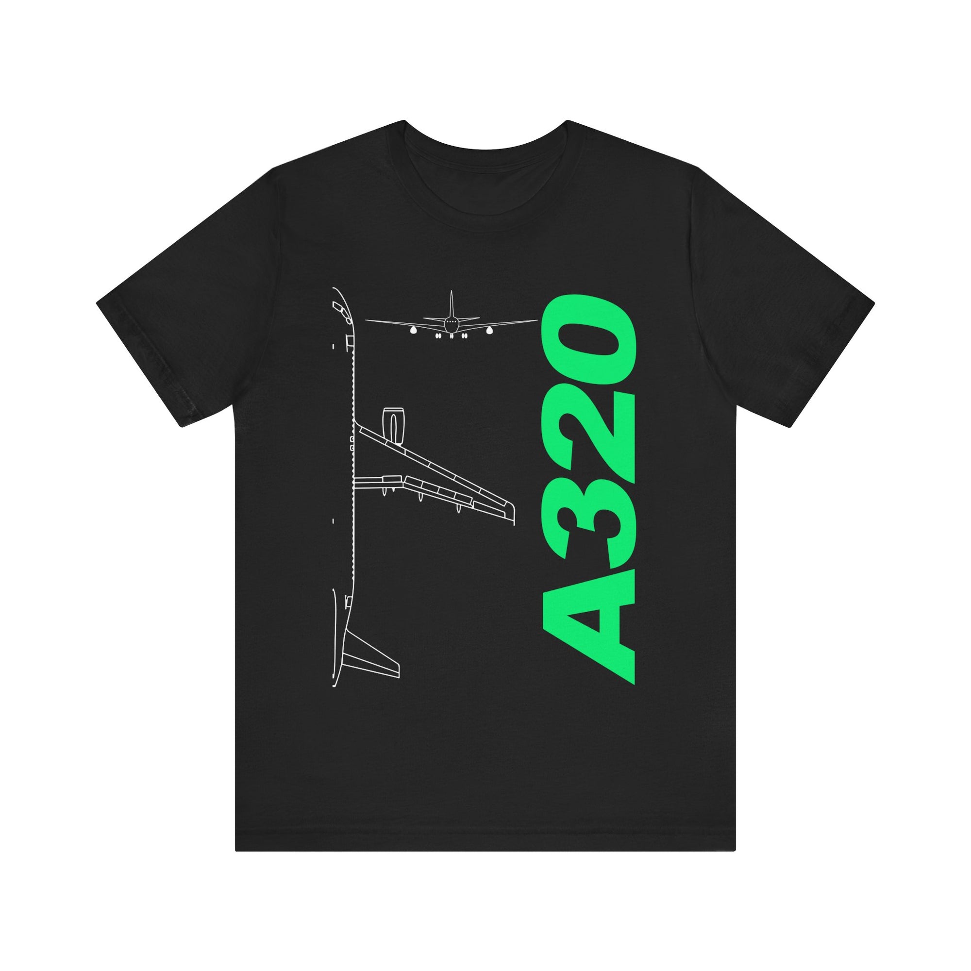 Airbus A320 Unisex Jersey Tee - Perfect for Aviation Enthusiasts