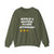 Worlds Okayest Flight Attendant Crewneck Sweatshirt - Travel Inspiring Cozy Apparel