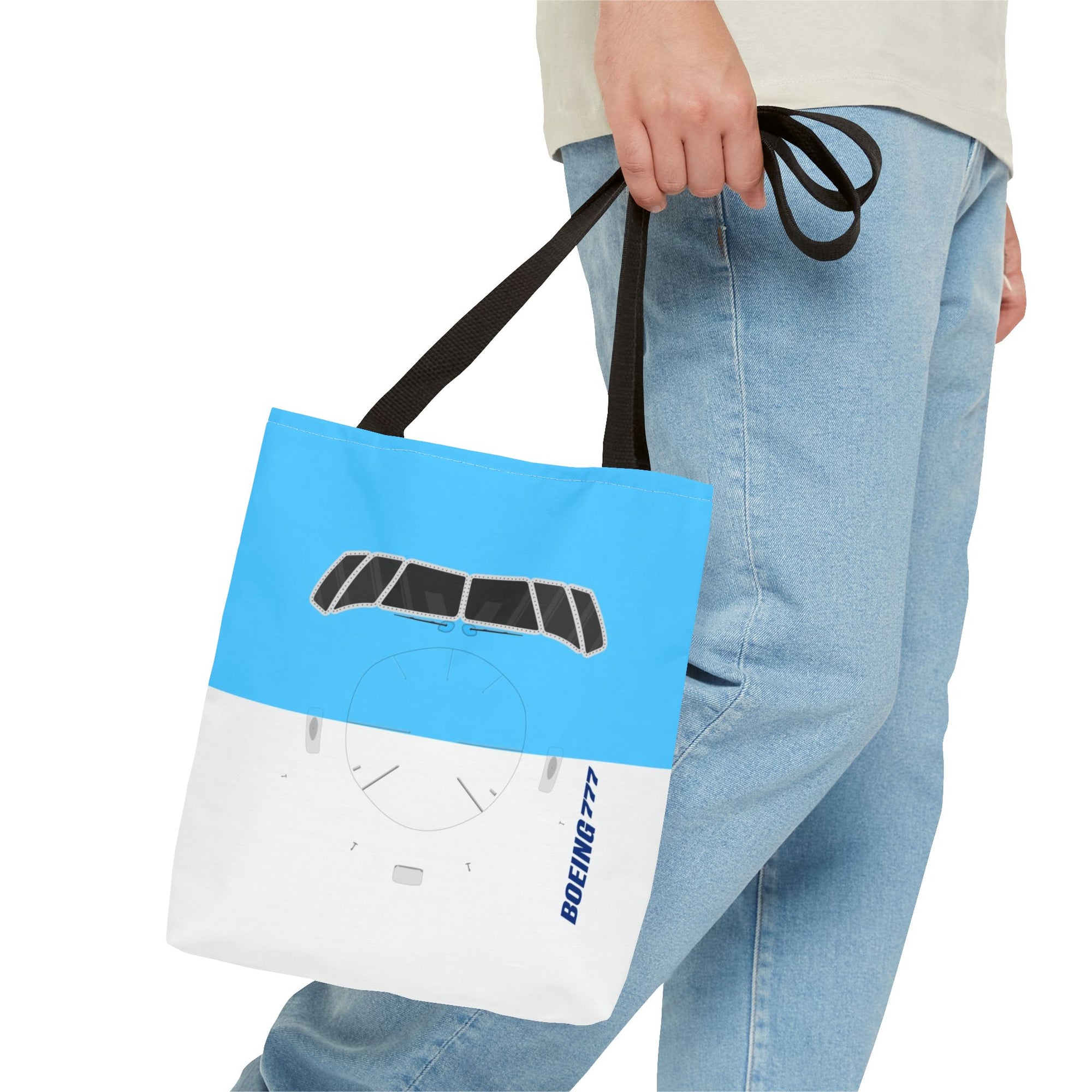 787 Tote Bag — Printed Green Travel Tote