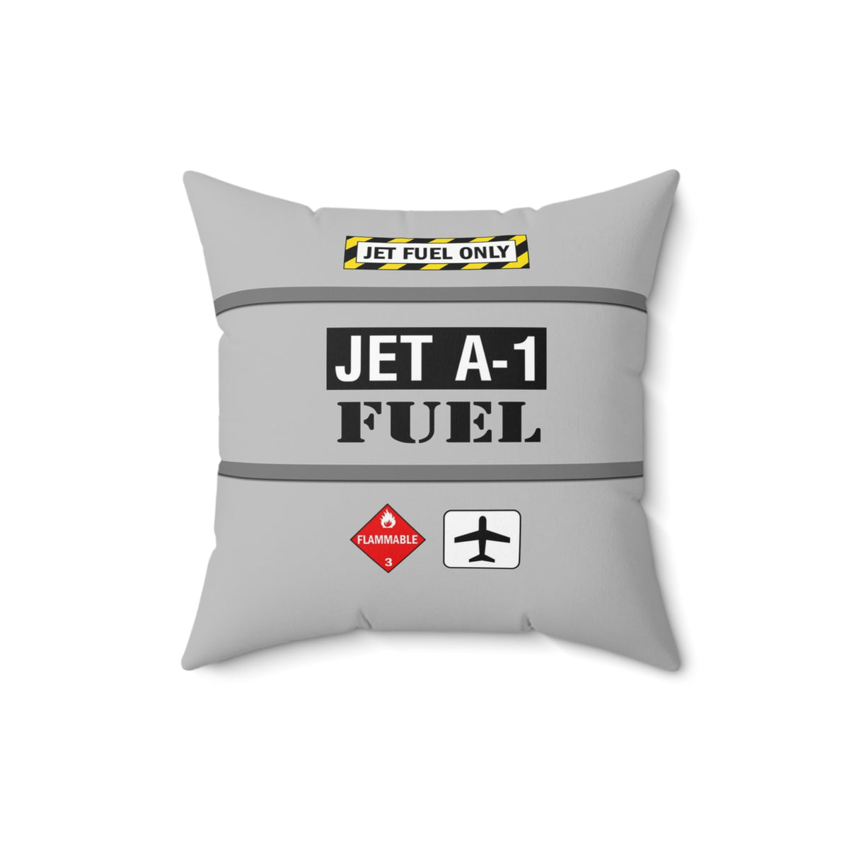 Jet A-1 Fuel - Spun Polyester Square Pillow