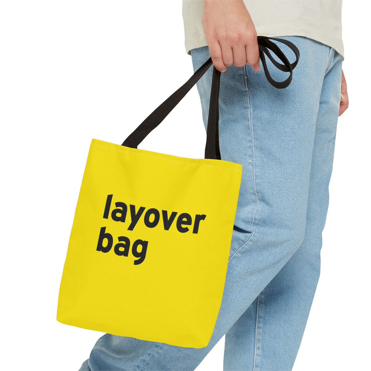 Layover Bag Tote Bag — Printed Green Travel Tote