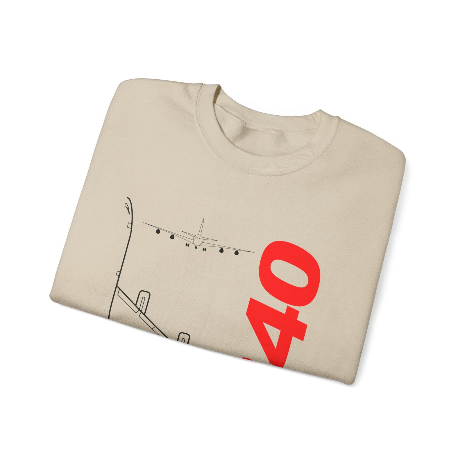 Airbus A340 Crewneck Sweatshirt - Travel Inspiring Cozy Apparel