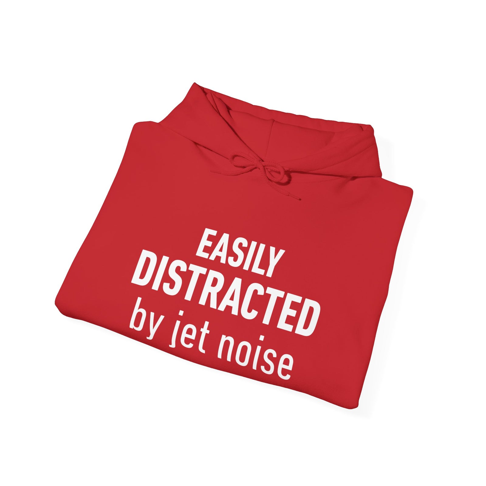 Easily Distracted by Jet Noise - Pullover Hoodie