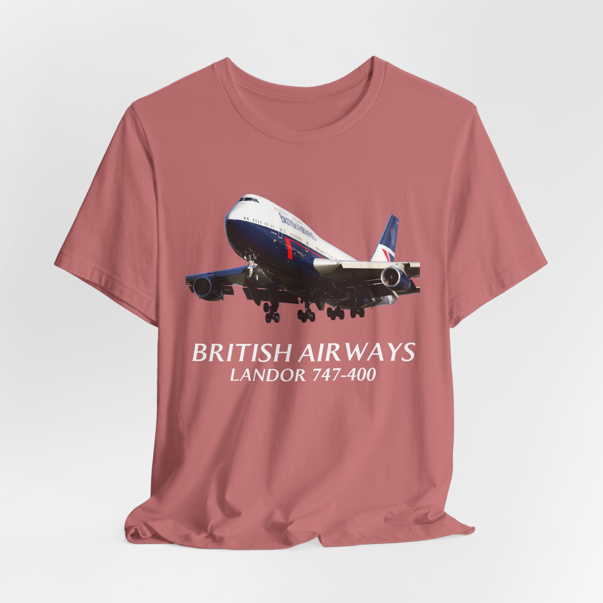British Airways Landor 747-400   - Unisex Jersey Tee